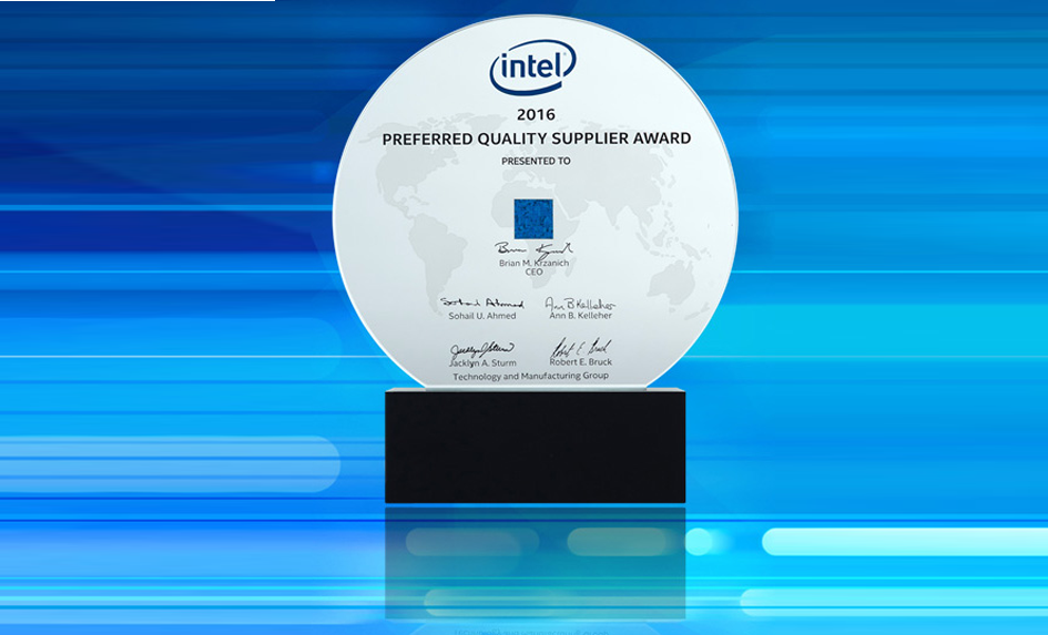 Veolia North America Receives Intel’s Preferred Quality Supplier Award