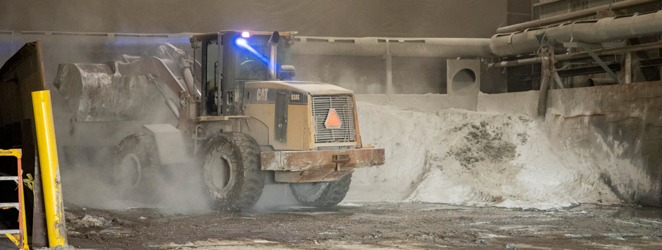 landfill and stabilization front loader