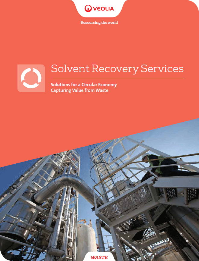 Solvent Recycling Veolia North America