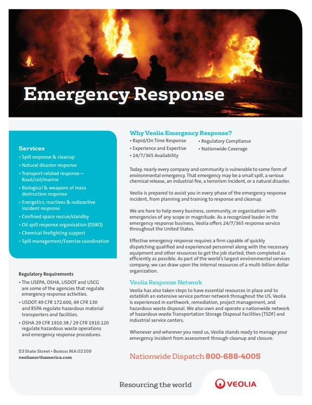 Emergency Response Brochure
