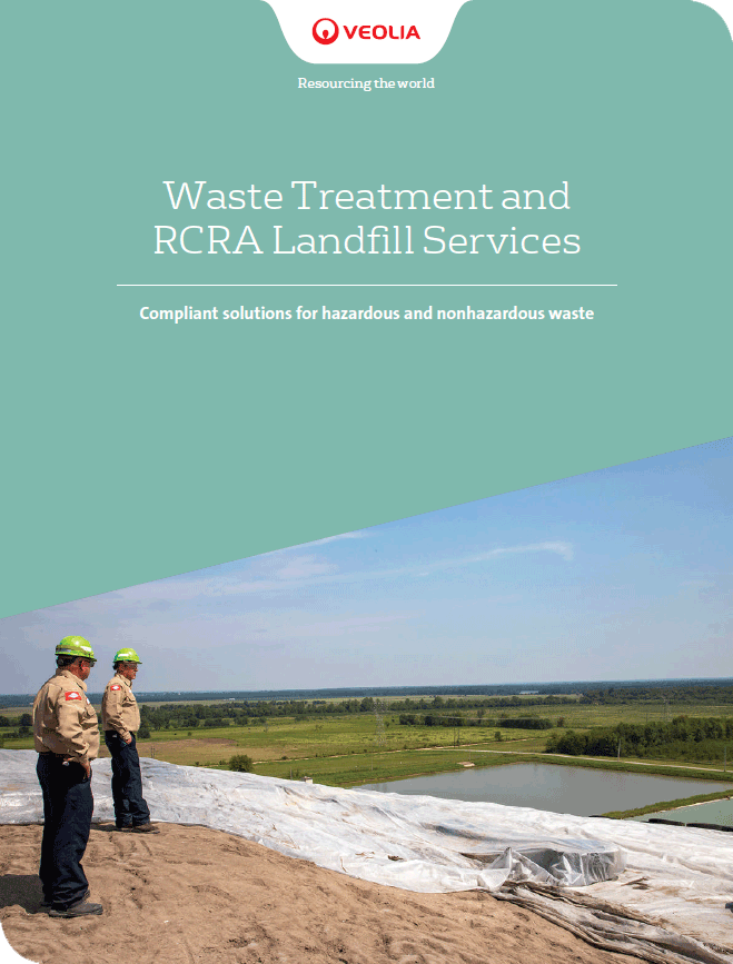 Waste treatment and RCRA landfill services brochure
