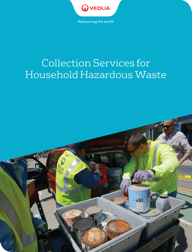 Collection services for household hazardous waste (HHW) brochure