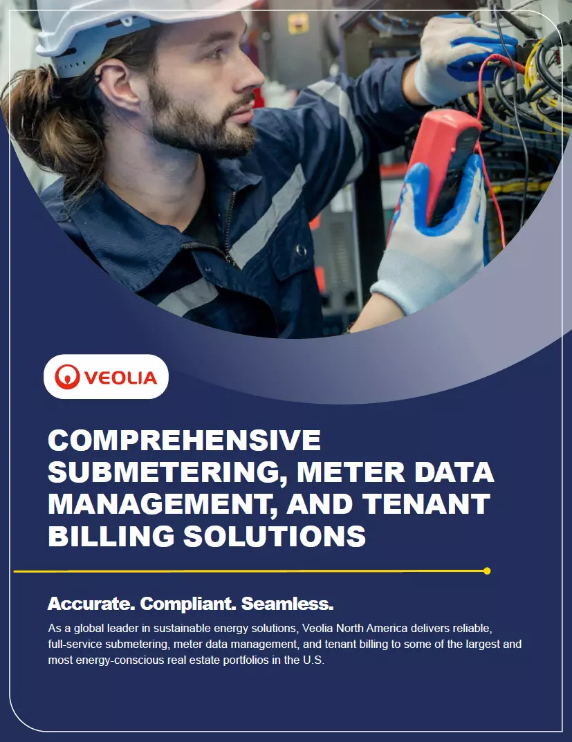 Veolia's brochure on Comprehensive Submetering, Meter Data Management, and Tenant Billing Solutions