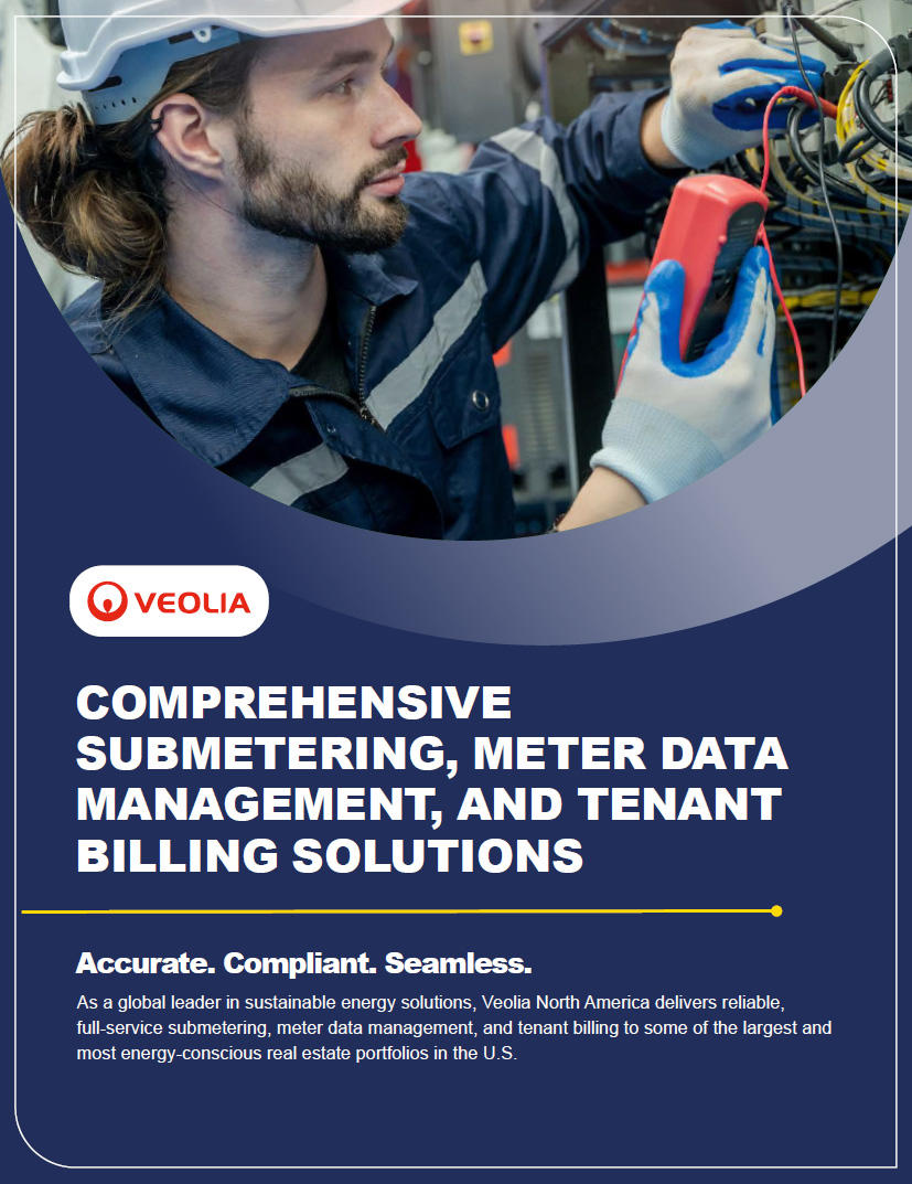 Veolia's brochure on Comprehensive Submetering, Meter Data Management, and Tenant Billing Solutions