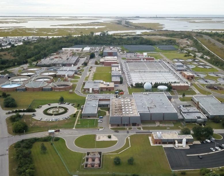 Nassau County Cedar Creek facility seen from above